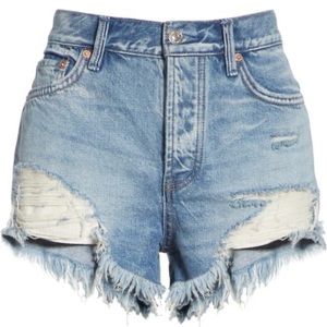 Free People Good Vibrations Cut Offs
